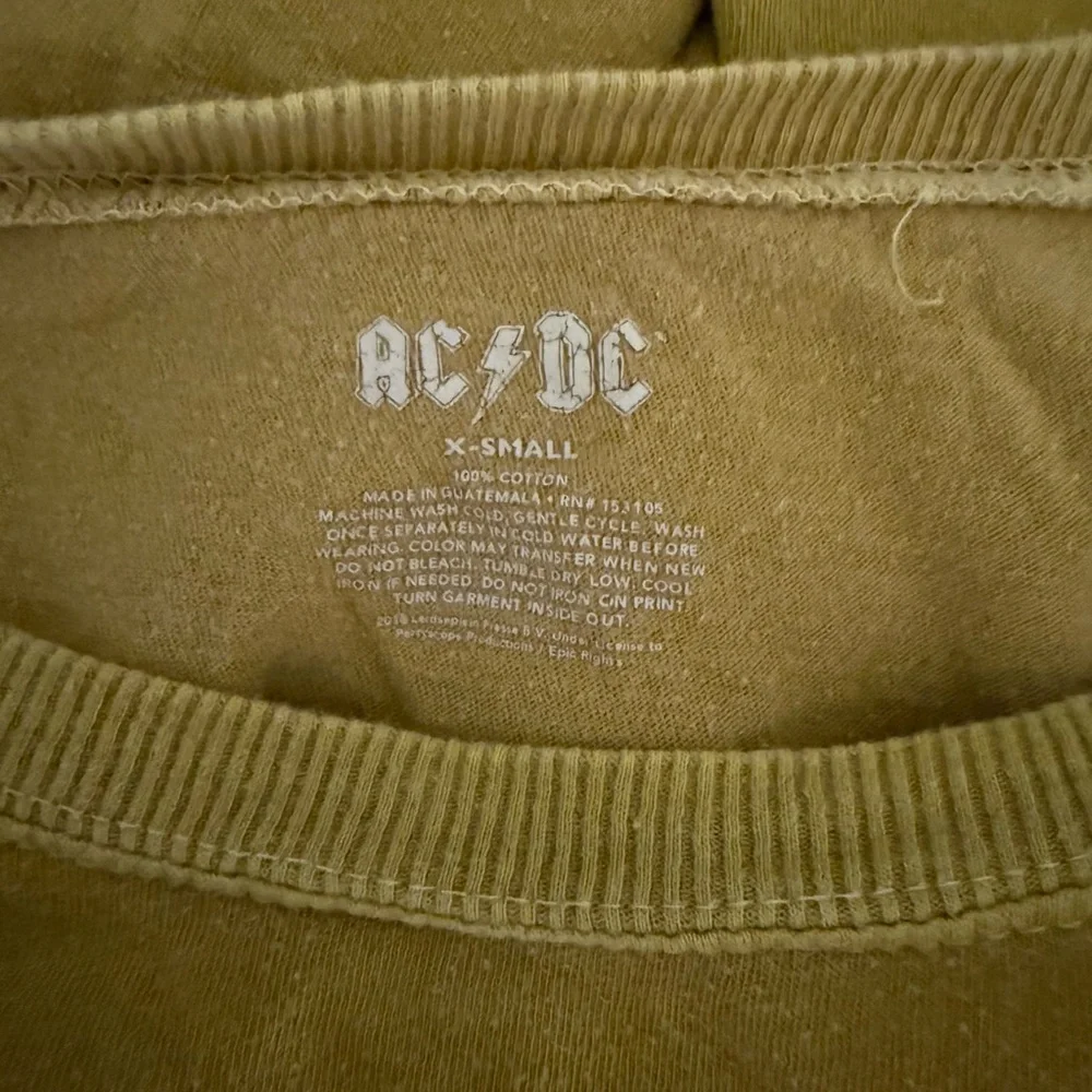 AC/DC Mustard Yellow Tee - Picture 3 of 3